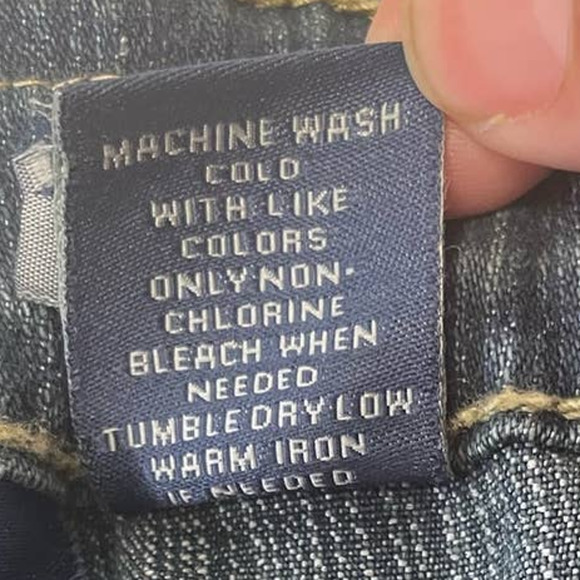 Bill Blass Womens Size 16 PolySpandex Straight Leg Back Elastic Waist Jeans - Picture 6 of 6